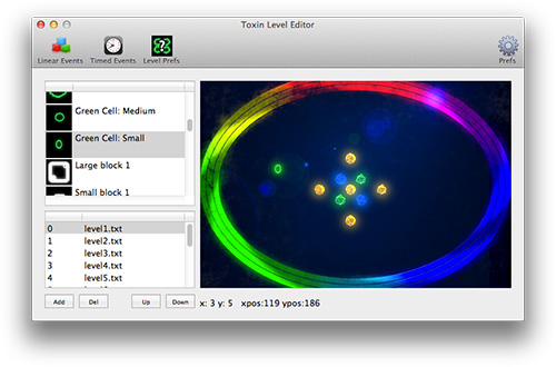 Toxin Level Editor main interface