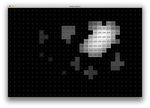 Toxin heat map grayscale